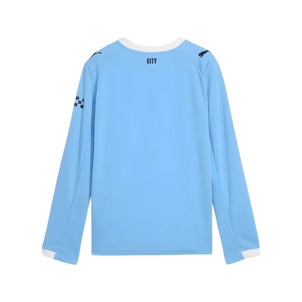 2025-2026 Man City Long Sleeve Home Shirt 2025-2026 Man City Long Sleeve Home Shirt