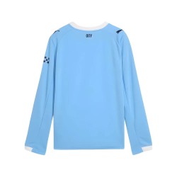 2025-2026 Man City Long Sleeve Home Shirt 2025-2026 Man City Long Sleeve Home Shirt