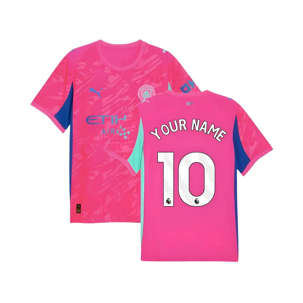 2025-2026 Man City Goalkeeper Home Shirt (Pink)