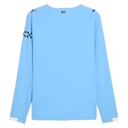 2025-2026 Man City Authentic Long Sleeve Home Shirt 2025-2026 Man City Authentic Long Sleeve Home Shirt
