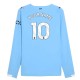 2025-2026 Man City Authentic Long Sleeve Home Shirt 2025-2026 Man City Authentic Long Sleeve Home Shirt