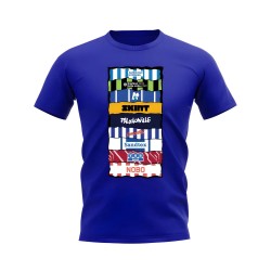 Brighton Sponsor History T-shirt (Royal Blue)