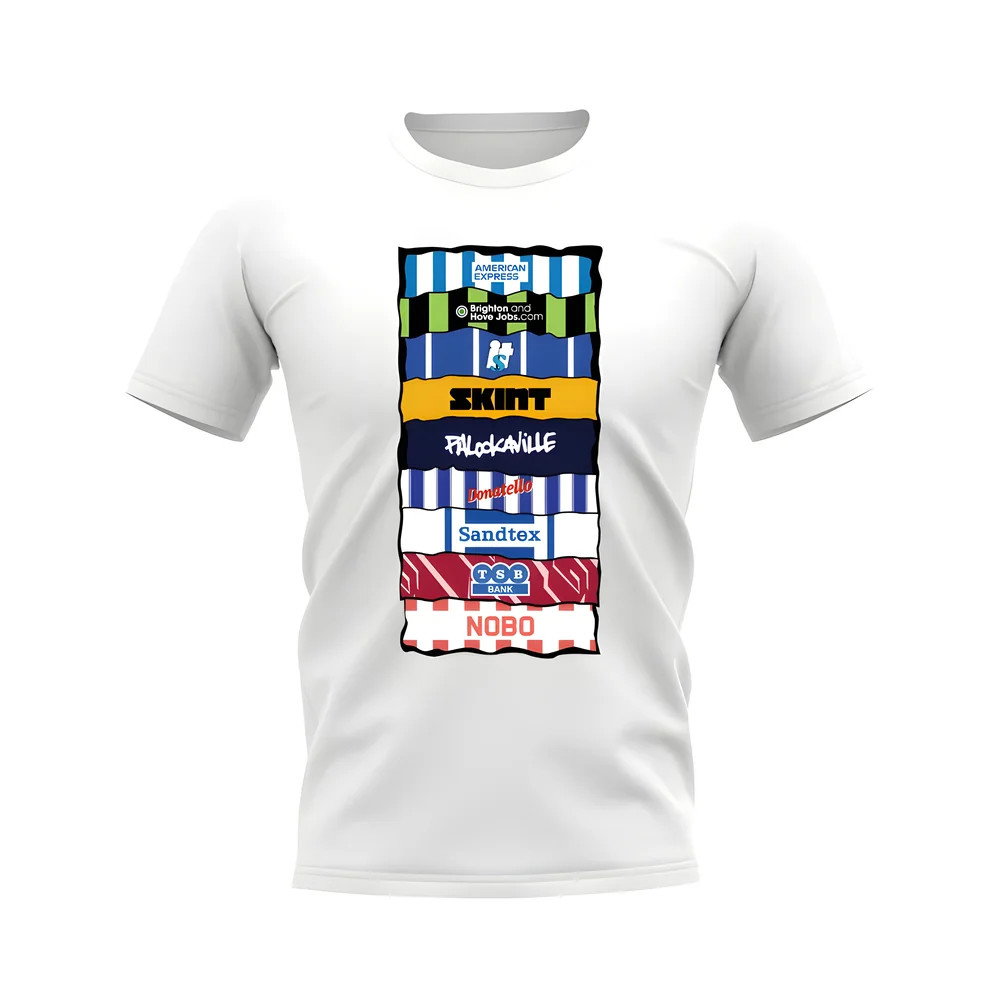 Brighton Sponsor History T-shirt (White)