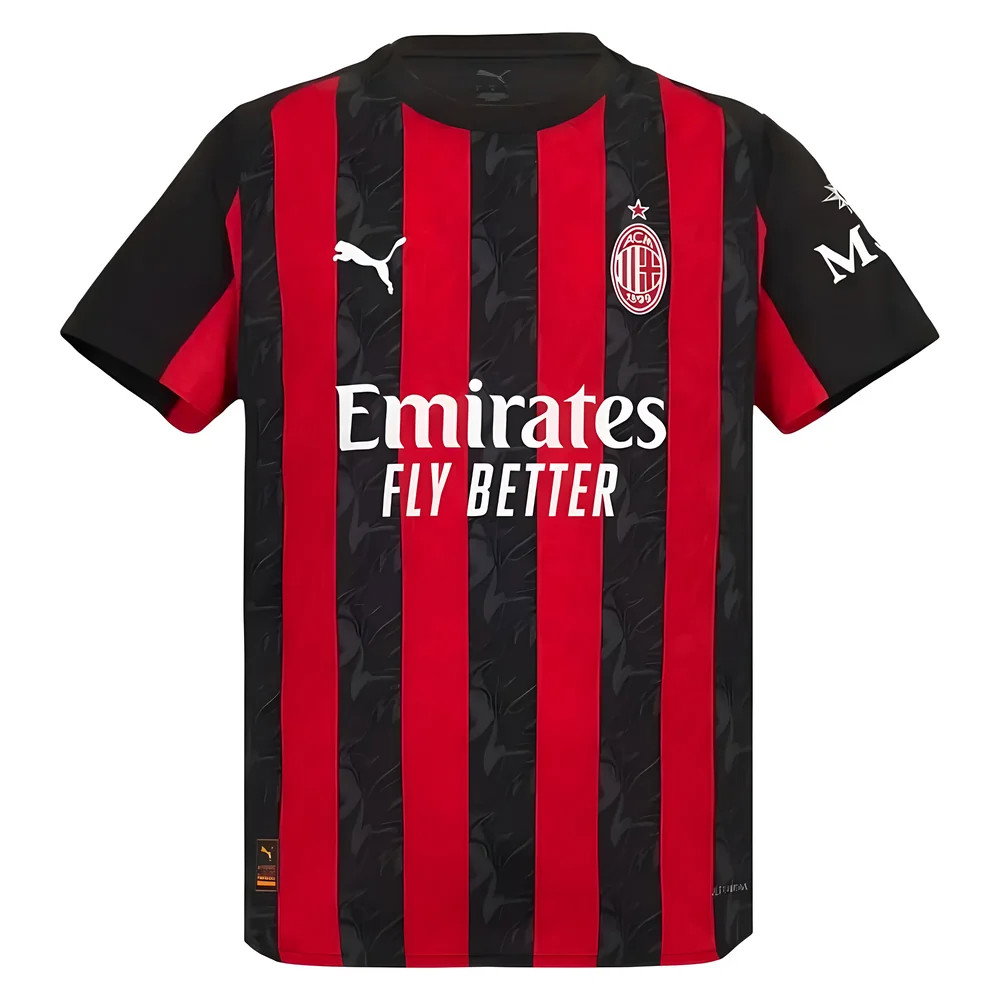 2025-2026 AC Milan Authentic Home Shirt