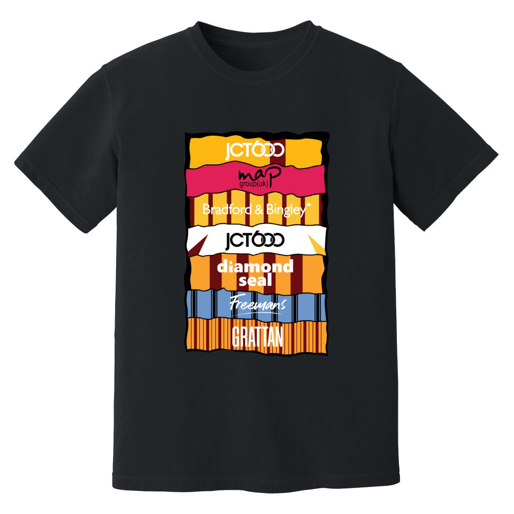 Bradford Sponsor History T-Shirt (Black) Bradford Sponsor History T-Shirt (Black)