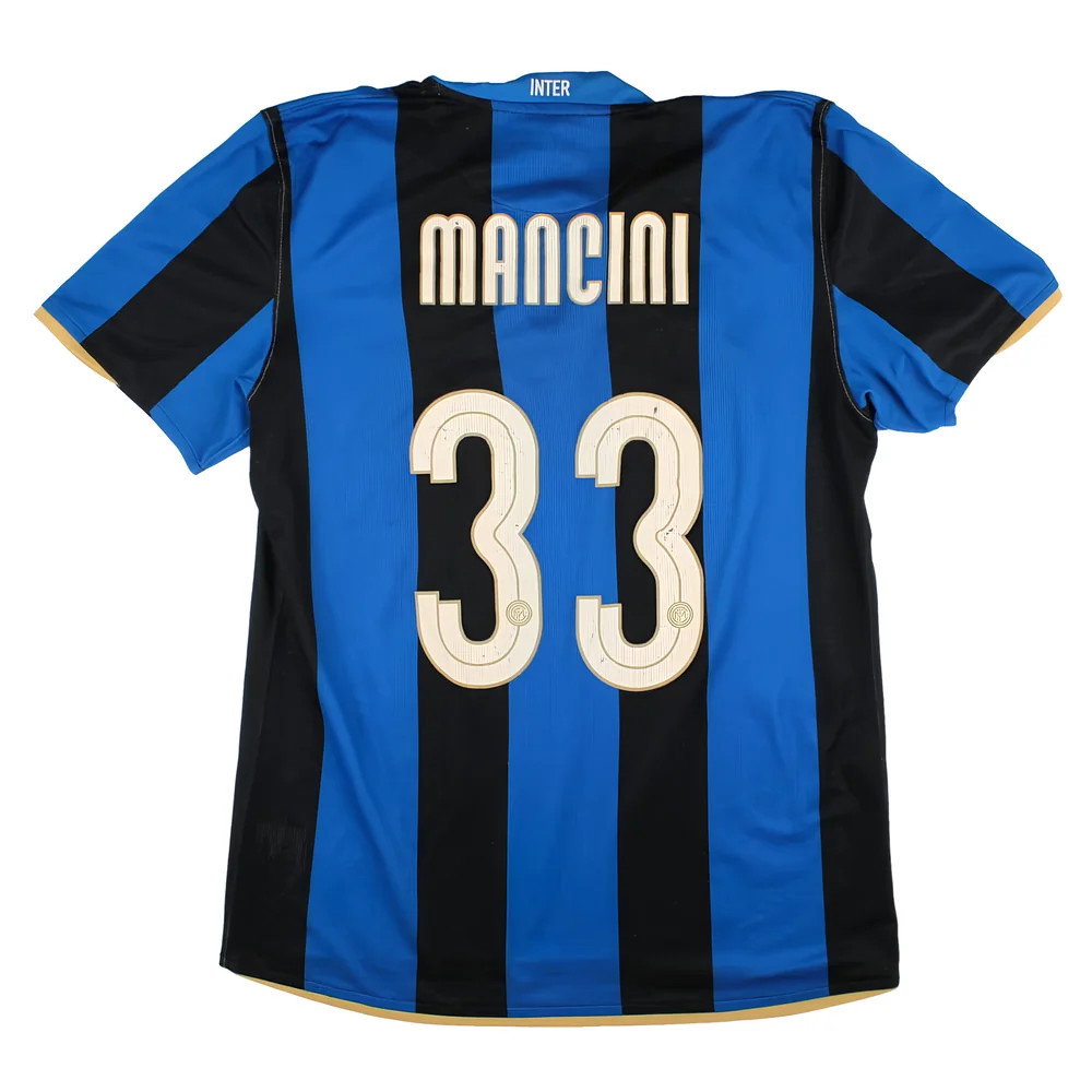 Inter Milan 2008-09 Home Shirt Mancini #33