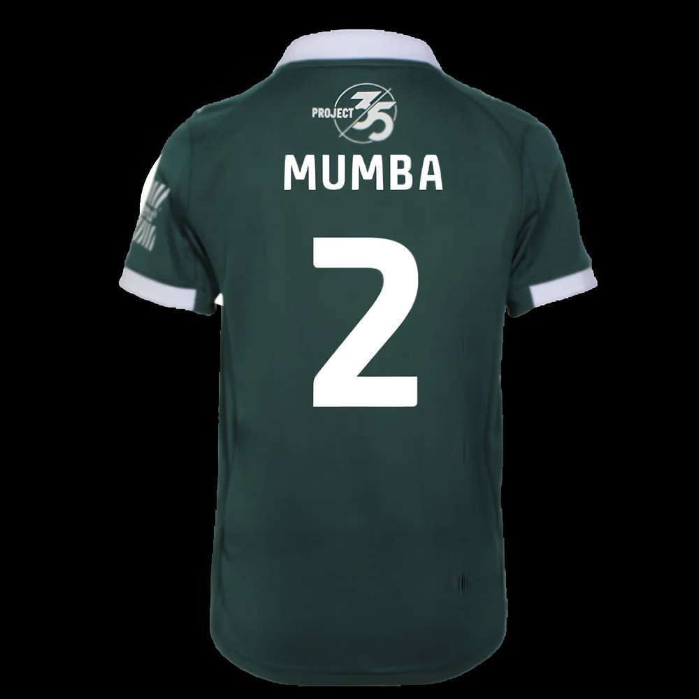 2025-2026 Plymouth Argyle Home Shirt (Mumba 2) 2025-2026 Plymouth Argyle Home Shirt (Mumba 2)