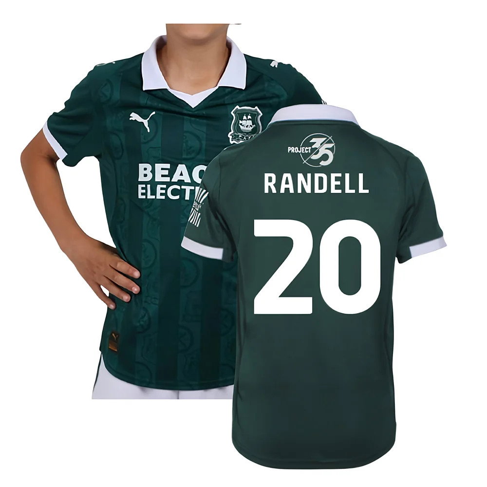 2025-2026 Plymouth Argyle Home Shirt (Randell 20)