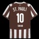 2025-2026 St Pauli Home Shirt (Sinani 10) 2025-2026 St Pauli Home Shirt (Sinani 10)