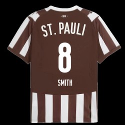 2025-2026 St Pauli Home Shirt (Smith 8) 2025-2026 St Pauli Home Shirt (Smith 8)
