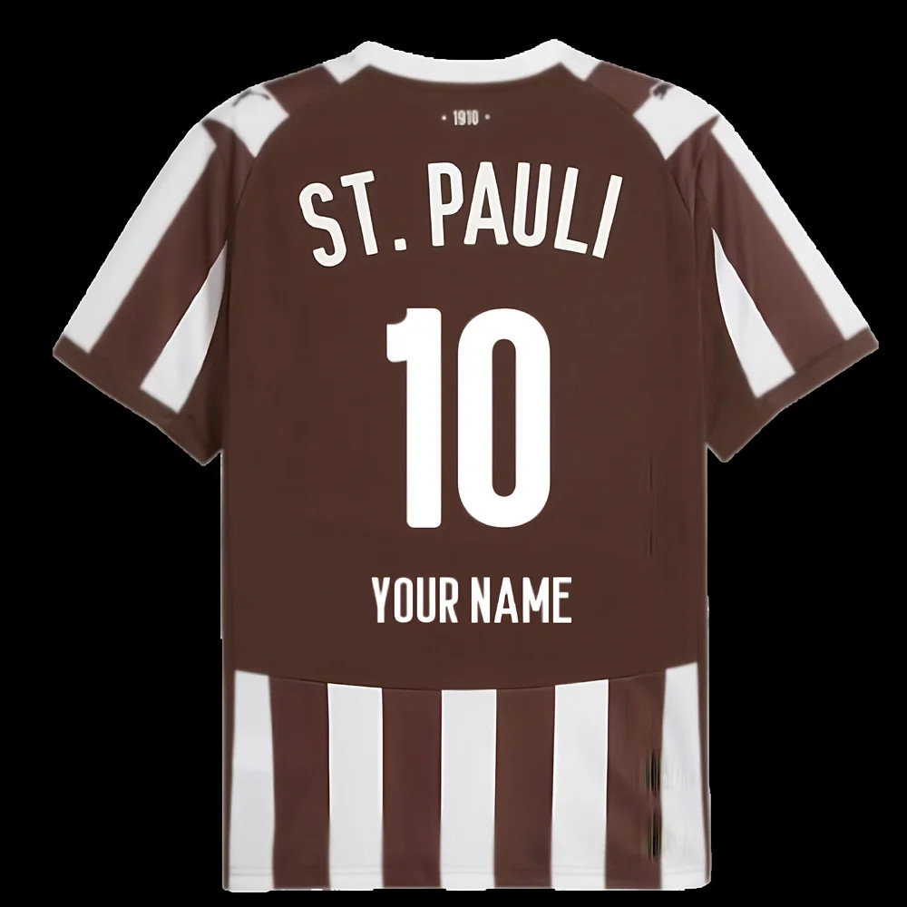 2025-2026 St Pauli Home Shirt (Your Name) 2025-2026 St Pauli Home Shirt (Your Name)