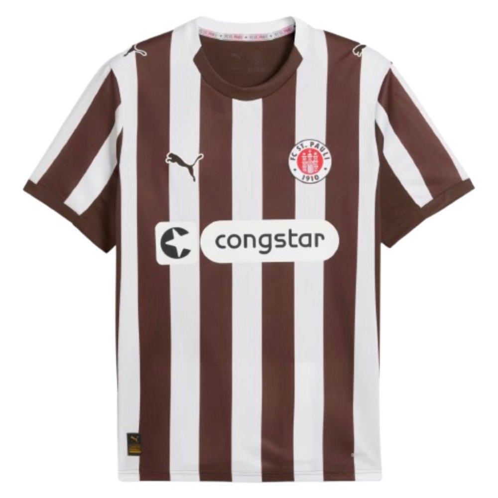 2025-2026 St Pauli Home Shirt (Your Name) 2025-2026 St Pauli Home Shirt (Your Name)