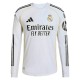 2025-2026 Real Madrid Authentic Long Sleeve Home Shirt