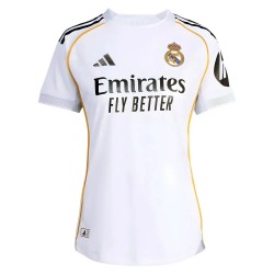 2025-2026 Real Madrid Authentic Home Shirt (Womens)