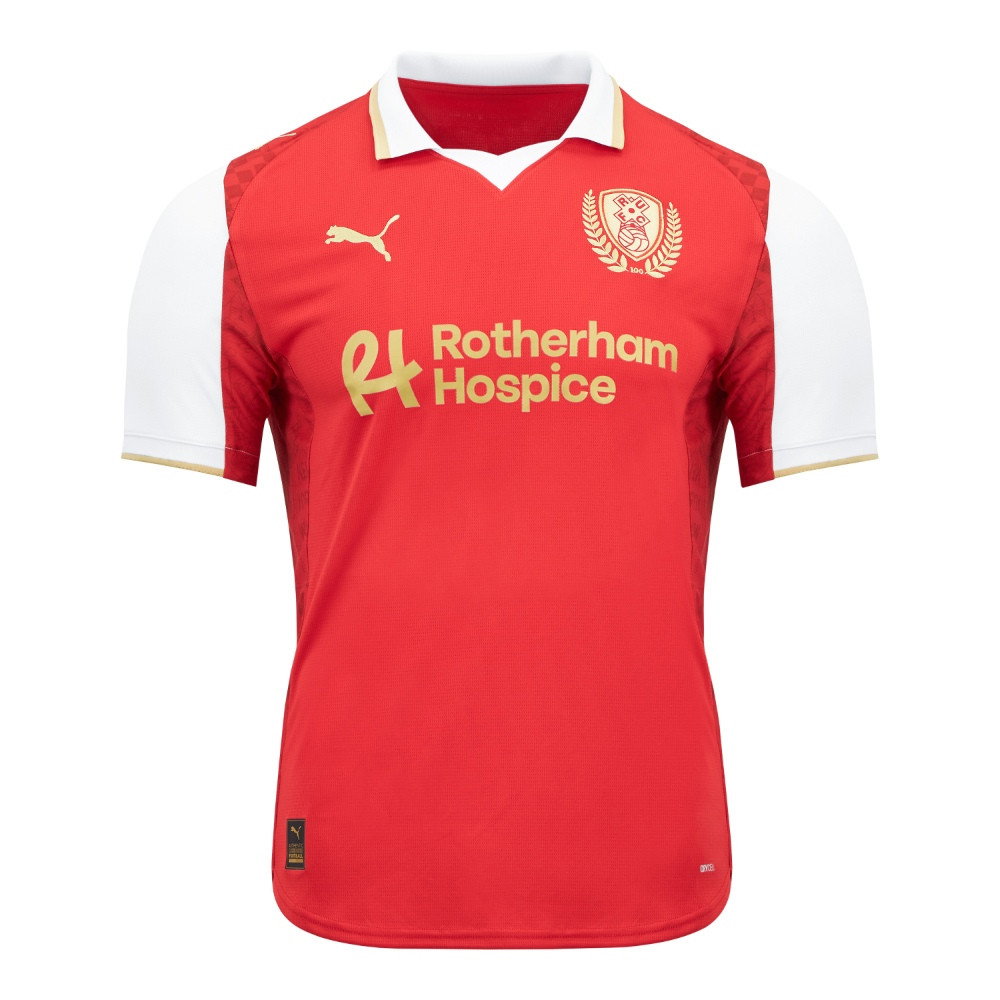 2025-2026 Rotherham United Home Shirt 2025-2026 Rotherham United Home Shirt