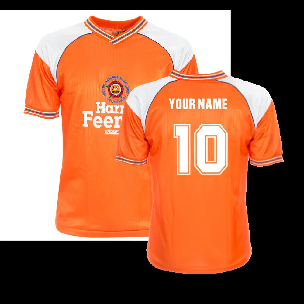 1987-1988 Blackpool Harry Feeney Centenary Shirt 1987-1988 Blackpool Harry Feeney Centenary Shirt