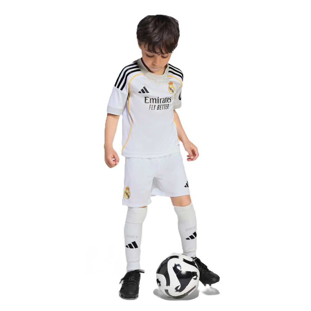 2025-2026 Real Madrid Home Mini Kit 2025-2026 Real Madrid Home Mini Kit