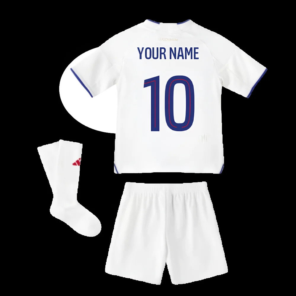 2025-2026 Olympique Lyon Home Mini Kit 2025-2026 Olympique Lyon Home Mini Kit