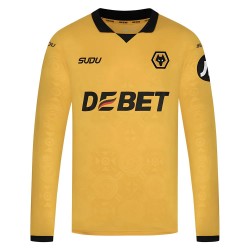 2025-2026 Wolves Long Sleeve Home Shirt
