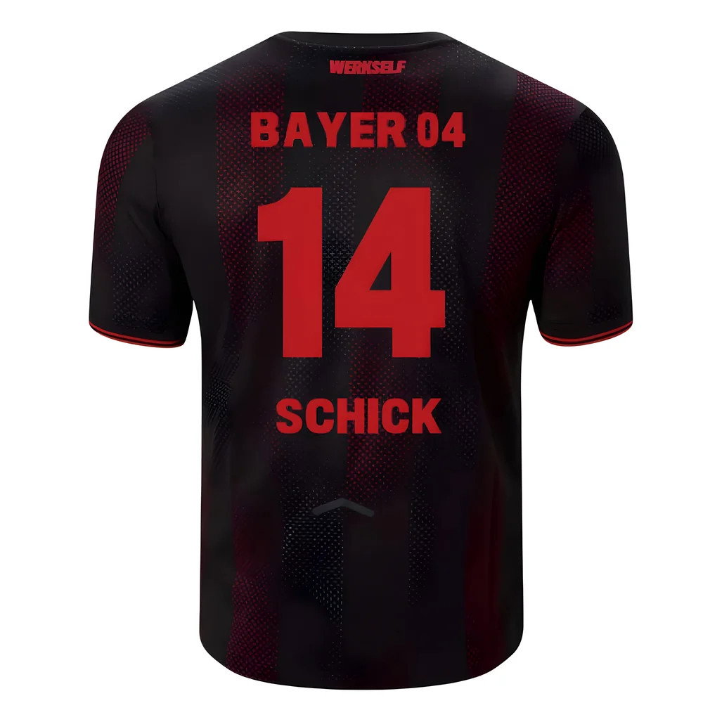 2025-2026 Bayer Leverkusen Home Shirt (Schick 14) 2025-2026 Bayer Leverkusen Home Shirt (Schick 14)