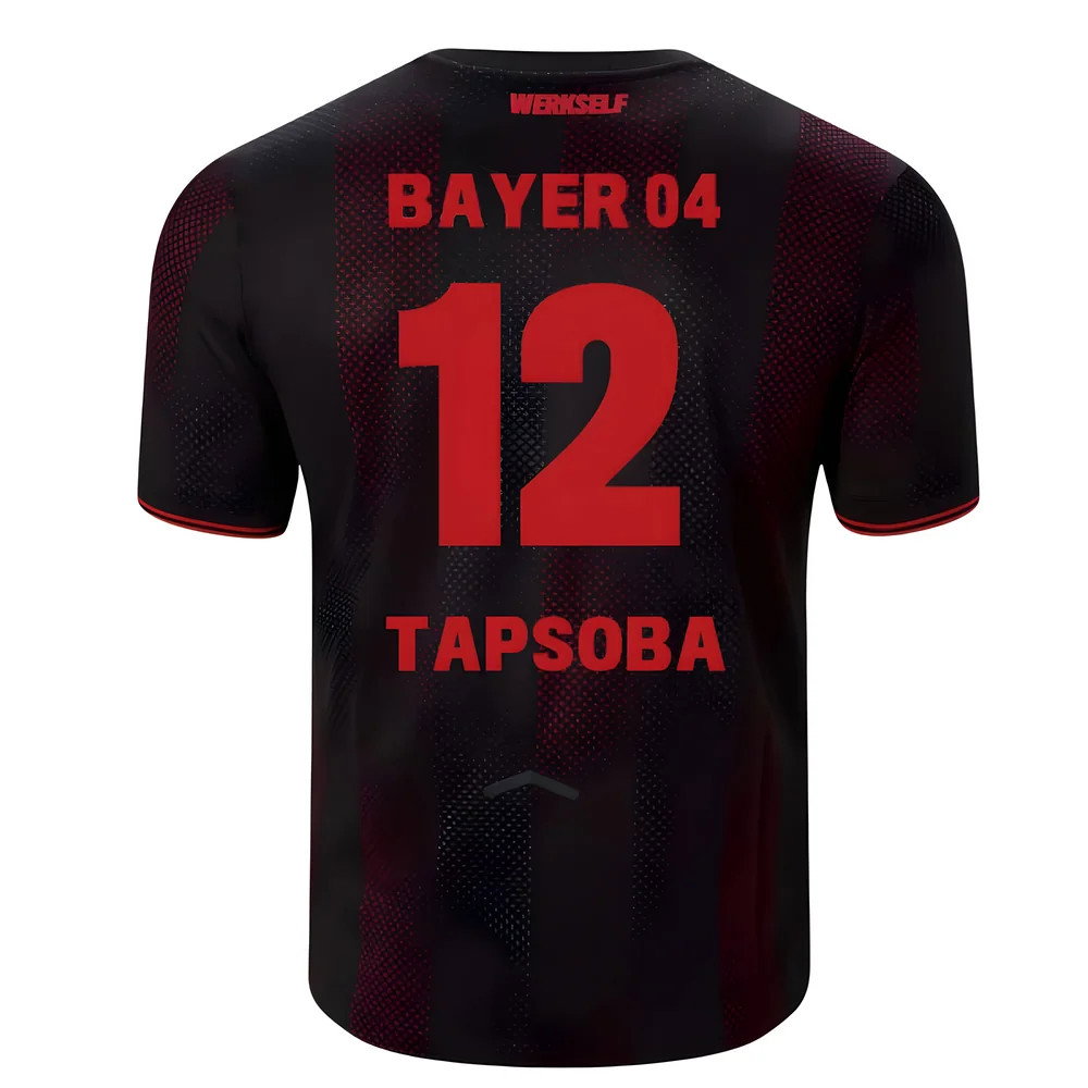 2025-2026 Bayer Leverkusen Home Shirt (Tapsoba 12) 2025-2026 Bayer Leverkusen Home Shirt (Tapsoba 12)