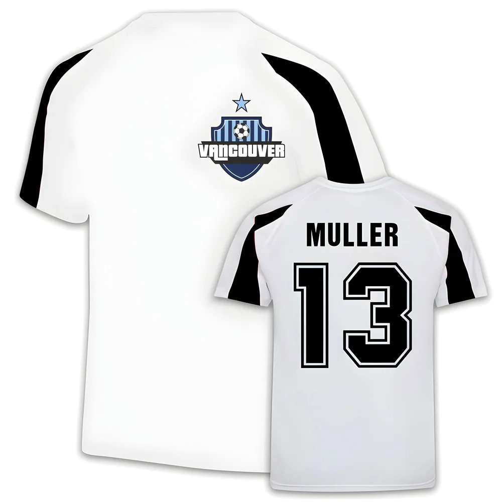 Thomas Muller Vancouver Sports Training Jersey (White) Thomas Muller Vancouver Sports Training Jersey (White)