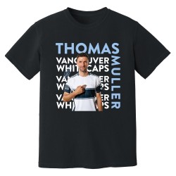 Thomas Muller Vancouver Whitecaps New Signing T-Shirt (Black) Thomas Muller Vancouver Whitecaps New Signing T-Shirt (Black)