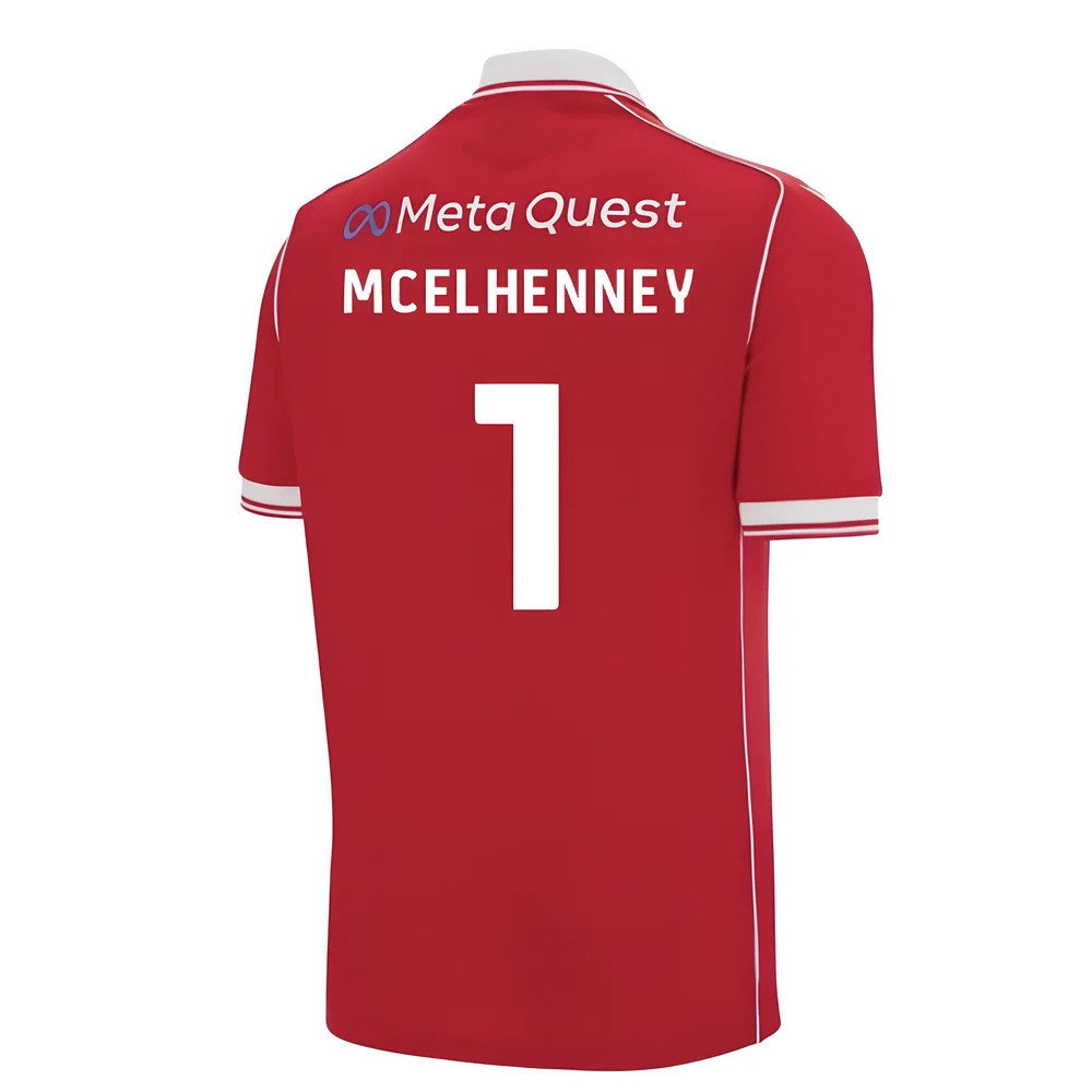 2025-2026 Wrexham Home Shirt (McElhenney 1) 2025-2026 Wrexham Home Shirt (McElhenney 1)