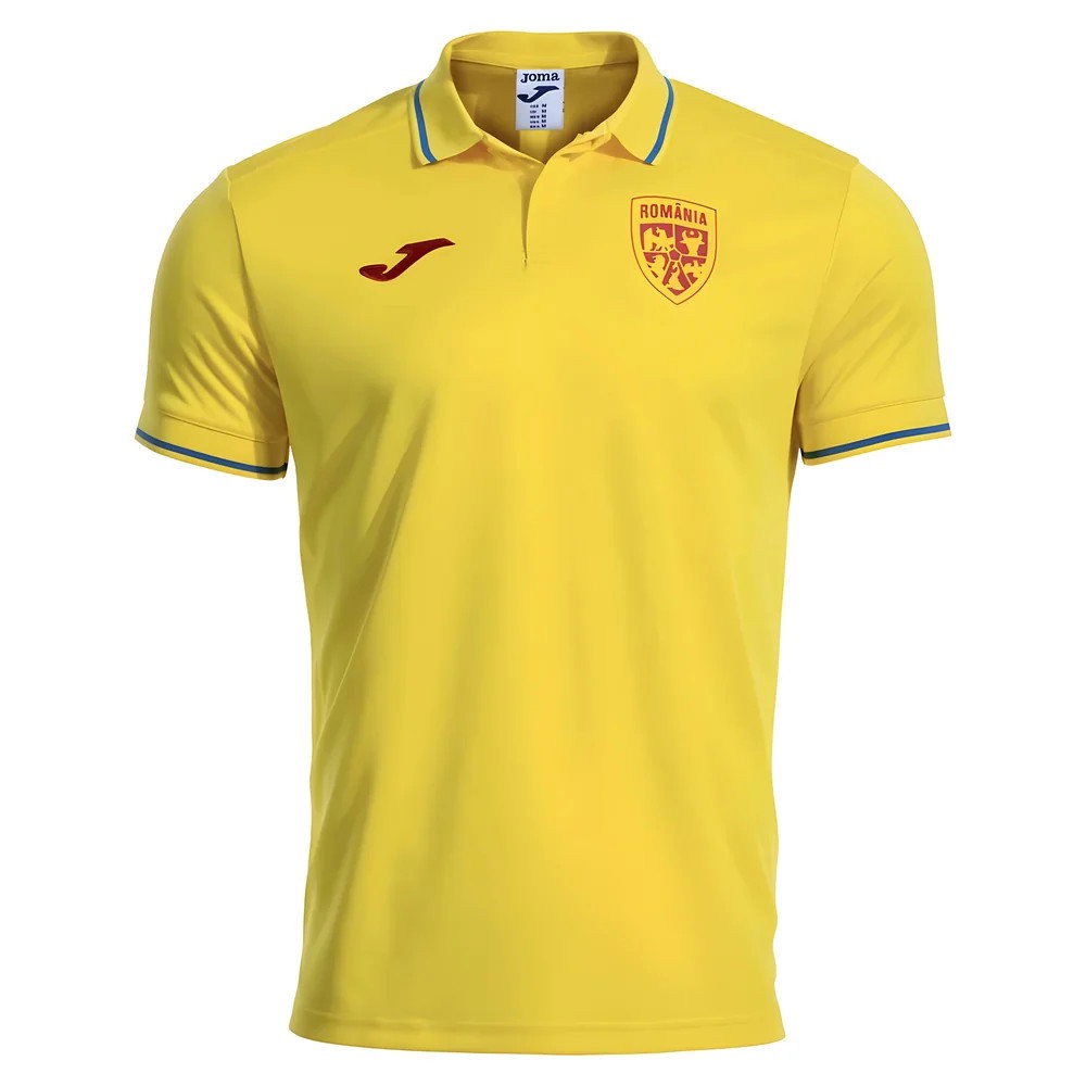 2025-2026 Romania Presentation Polo Shirt (Yellow) 2025-2026 Romania Presentation Polo Shirt (Yellow)