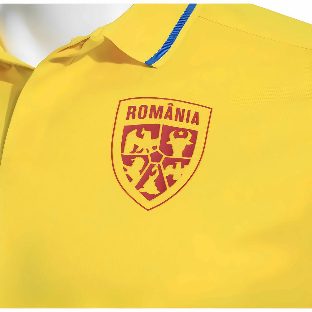2025-2026 Romania Presentation Polo Shirt (Yellow) 2025-2026 Romania Presentation Polo Shirt (Yellow)