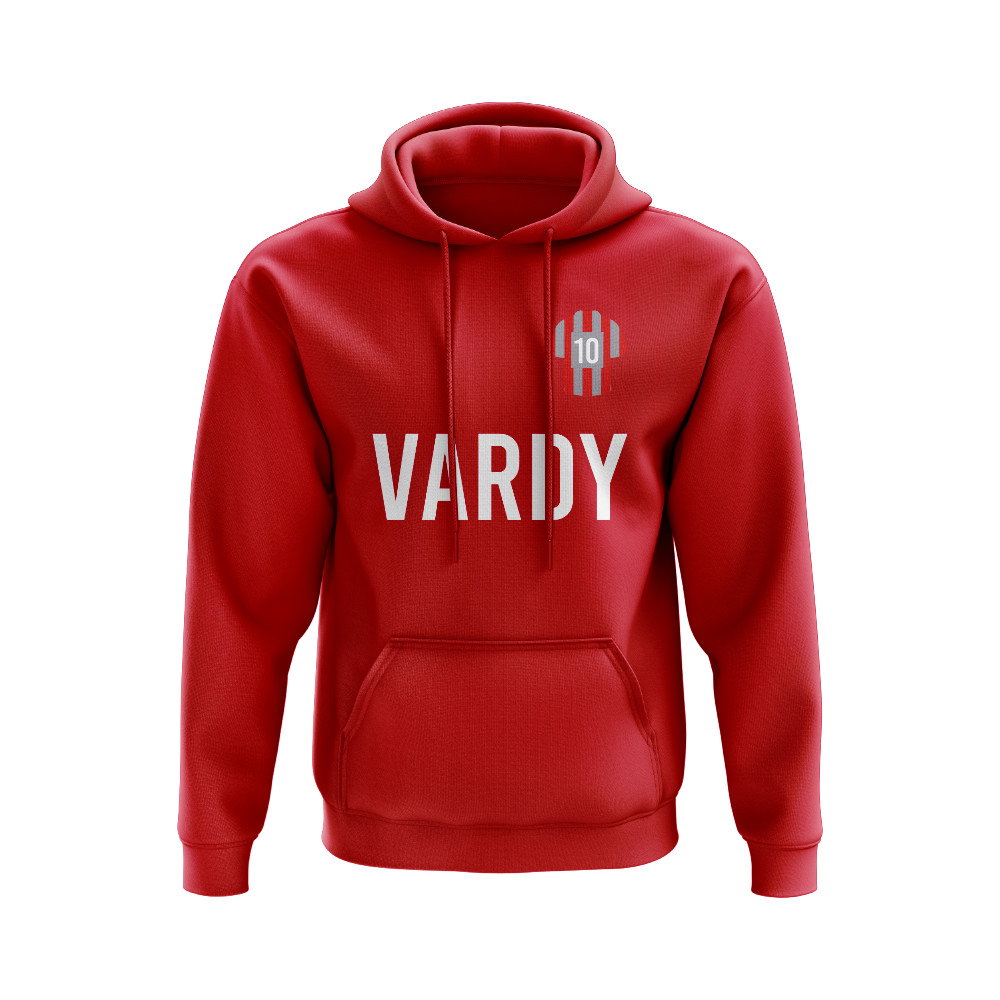 Jamie Vardy Cremonese Number Hoody (Red) Jamie Vardy Cremonese Number Hoody (Red)