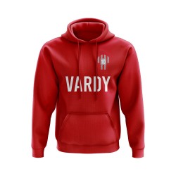 Jamie Vardy Cremonese Number Hoody (Red) Jamie Vardy Cremonese Number Hoody (Red)