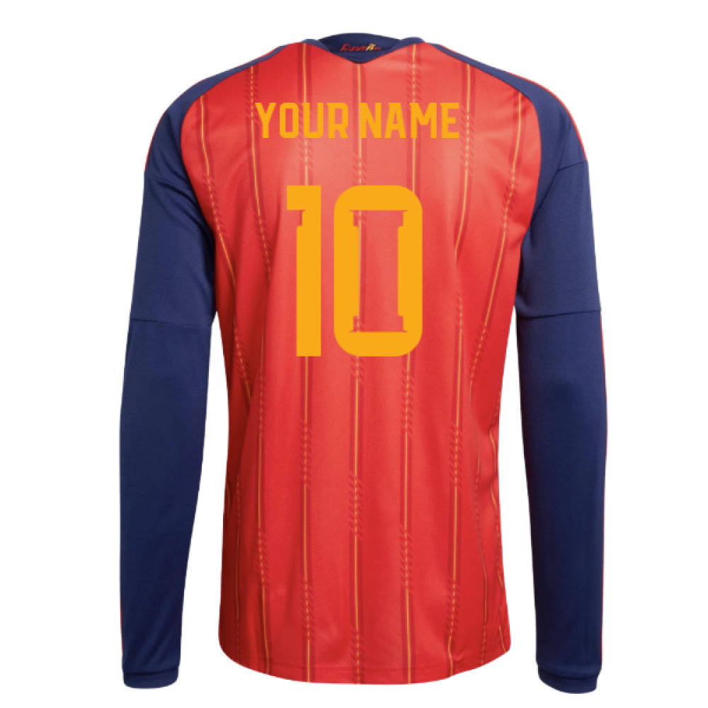 2026-2027 Spain Long Sleeve Home Shirt