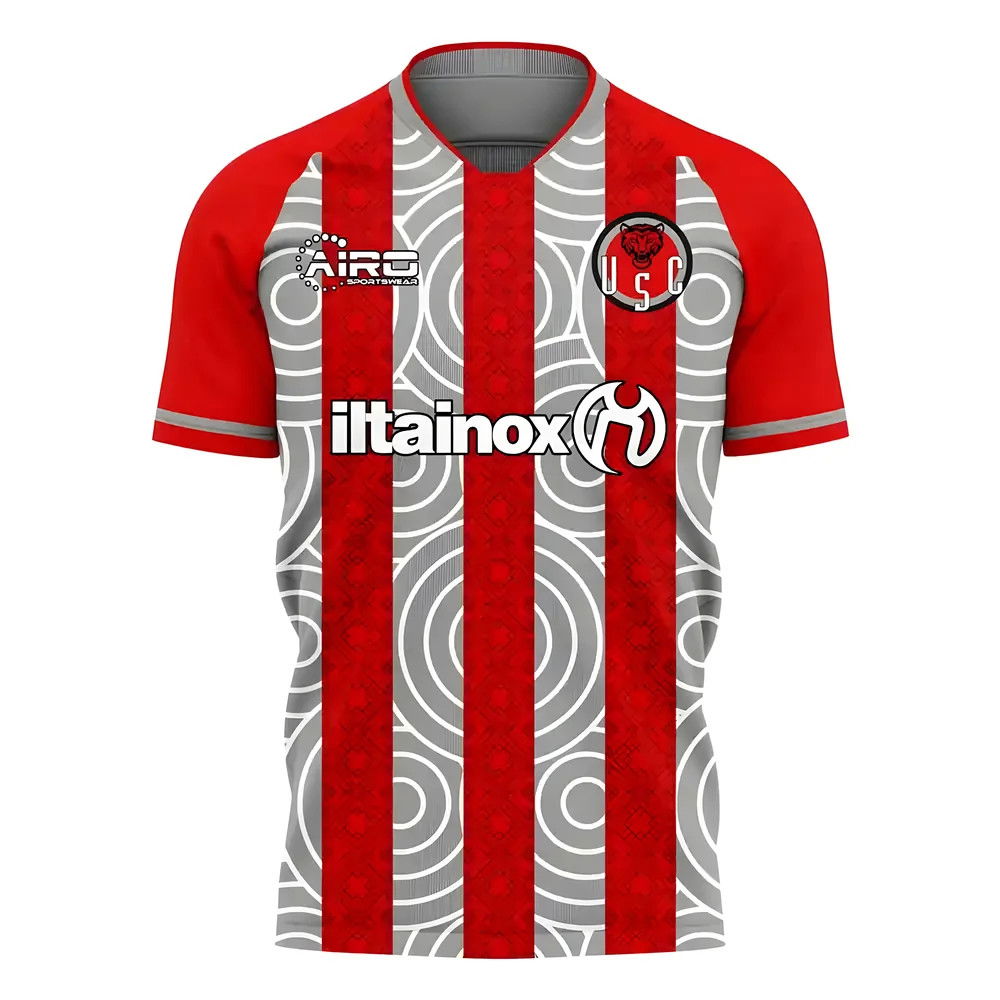 Cremonese 2025-2026 Home Concept Football Kit (Wolvate) Adult Short Sleeve Cremonese 2025-2026 Home Concept Football Kit (Wolvate) Adult Short Sleeve