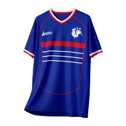 France 1998 Home Vintage Style Concept Shirt Adult Short Sleeve