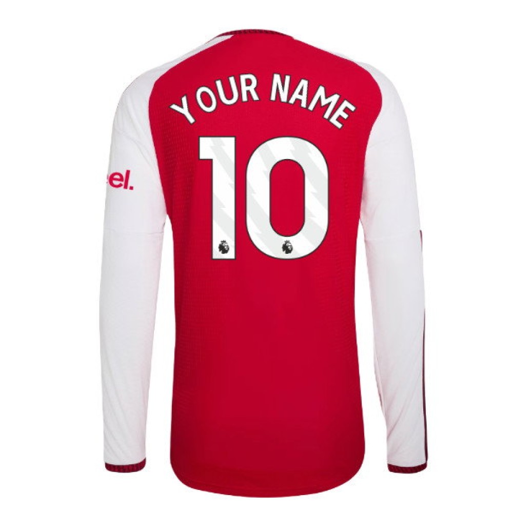 2026-2027 Arsenal Authentic Long Sleeve Home Shirt