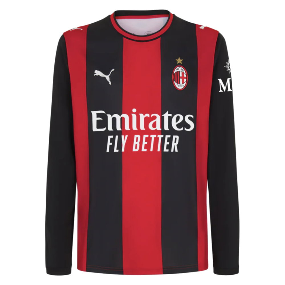 2026-2027 AC Milan Long Sleeve Home Shirt 2026-2027 AC Milan Long Sleeve Home Shirt