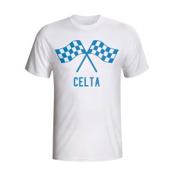 Celta Vigo Waving Flags T-shirt (white)