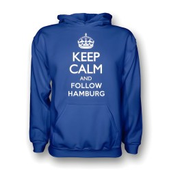 Keep Calm And Follow Hamburg Hoody (blue)