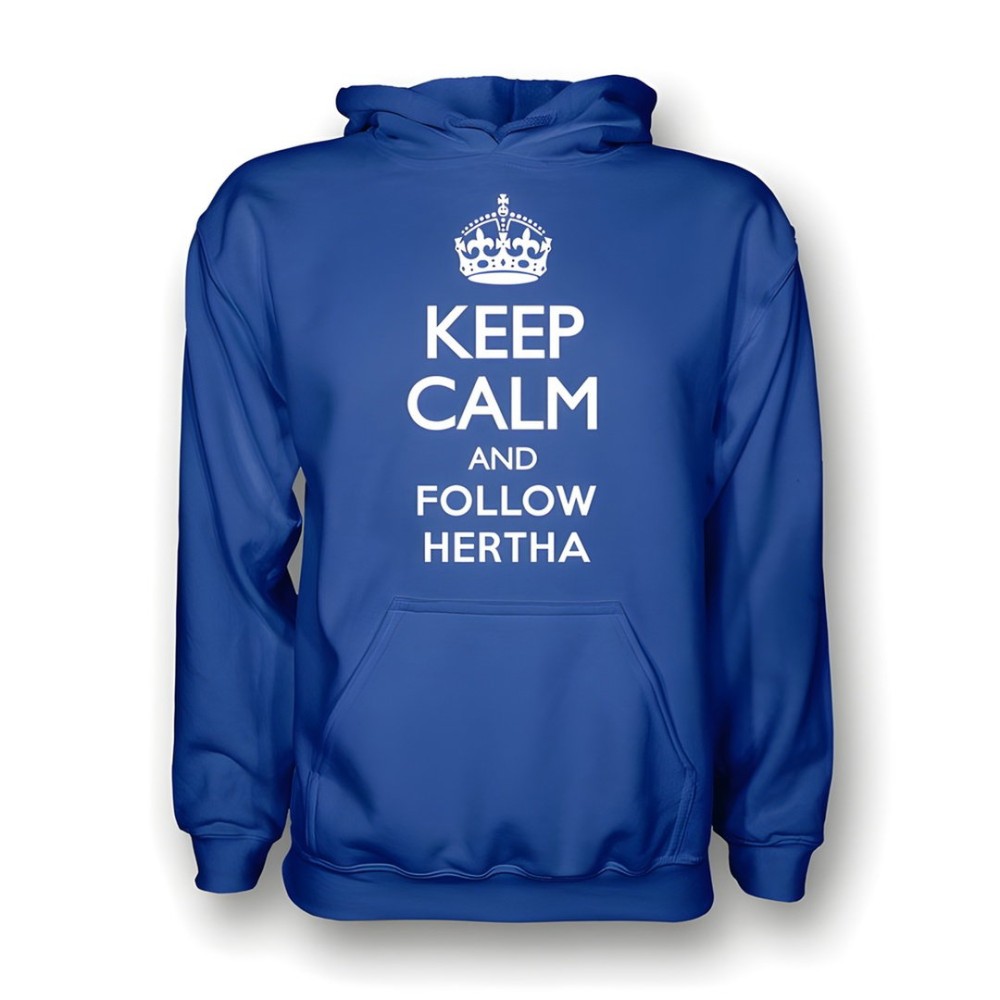 Keep Calm And Follow Hertha Berlin Hoody (blue) Keep Calm And Follow Hertha Berlin Hoody (blue)