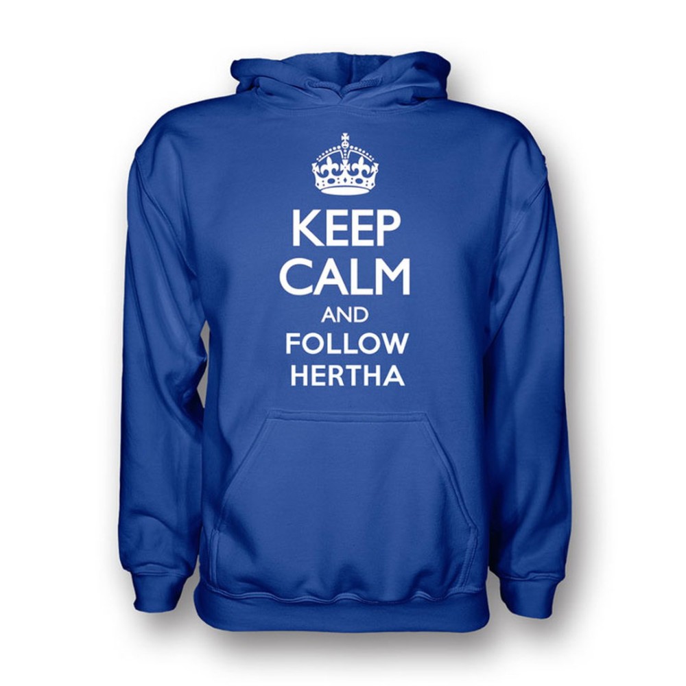 Keep Calm And Follow Hertha Berlin Hoody (blue) Keep Calm And Follow Hertha Berlin Hoody (blue)