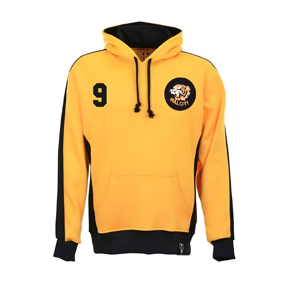 Hull City Number 9 Retro Hoodie Hull City Number 9 Retro Hoodie