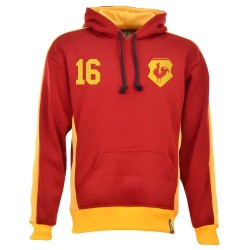 Bradford City Number 16 Retro Hoodie Bradford City Number 16 Retro Hoodie
