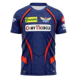 Lucknow Super Giants IPL Replica jersey 2024 (LSG 2024 With Name Personalization)