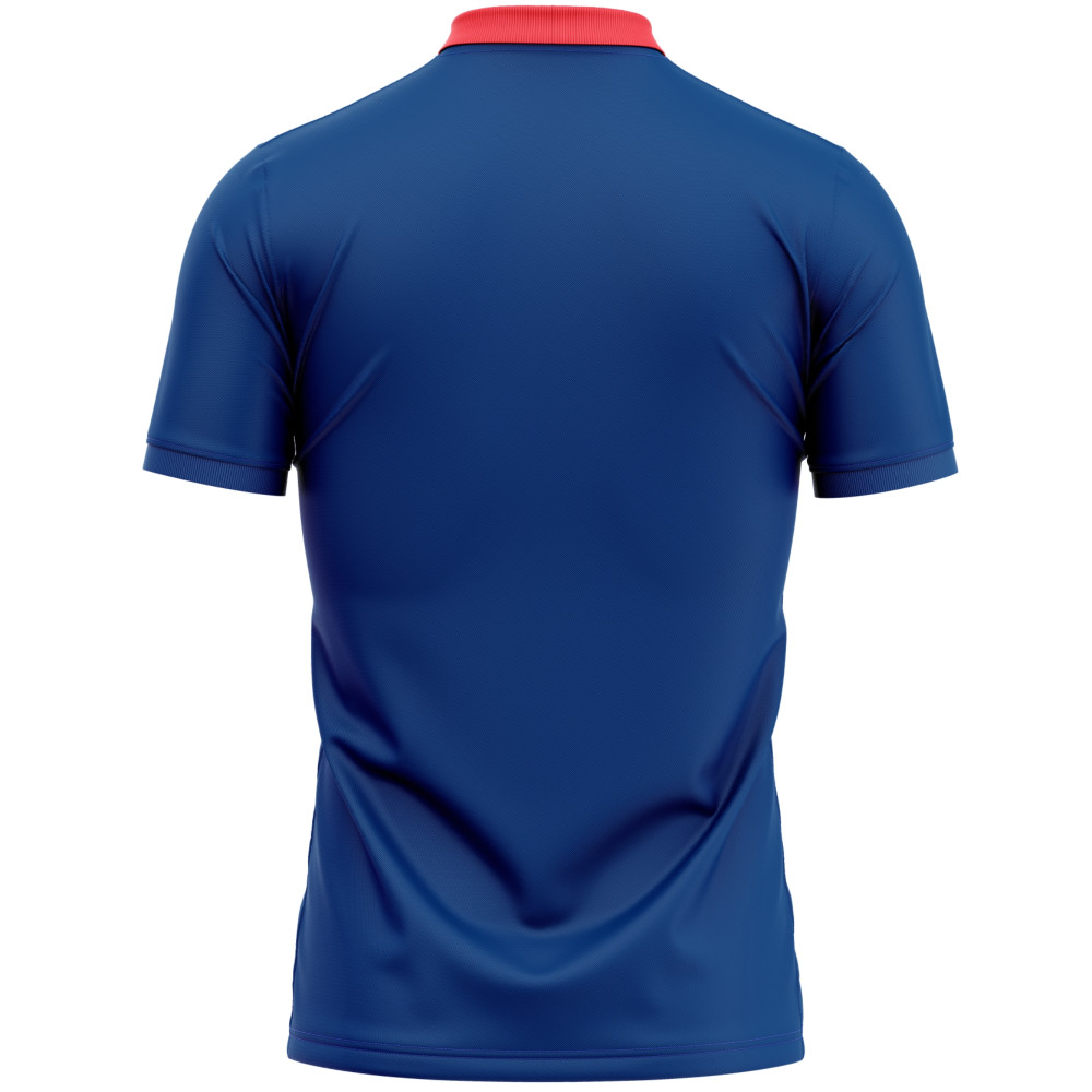 England Blue ODI World Cup 2003 Half Sleeves Cricket Fan Jersey - 100% Dryfit Polyester