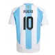 Argentina Home Football Fan Jersey 2024-2025 - Aguero 10