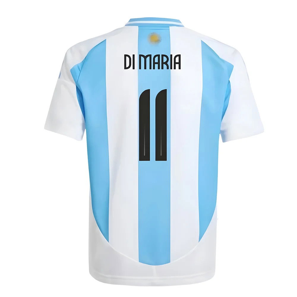 Argentina Home Football Fan Jersey 2024-2025 - Di Maria 11