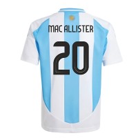 Argentina Home Football Fan Jersey 2024-2025 - Mac Allister 20