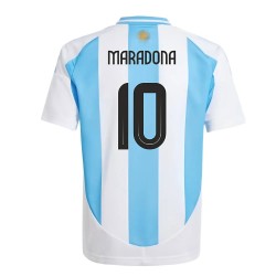 Argentina Home Football Fan Jersey 2024-2025 - Maradona 10