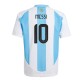 Argentina Home Football Fan Jersey 2024-2025 - Messi 10